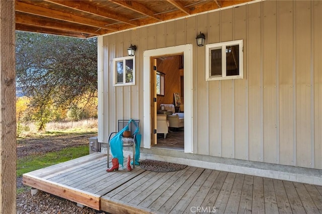 view of deck