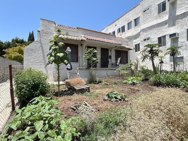 view of front of home