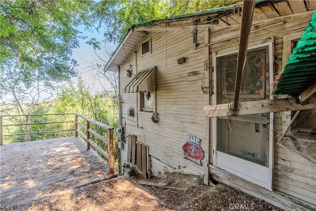 view of side of home