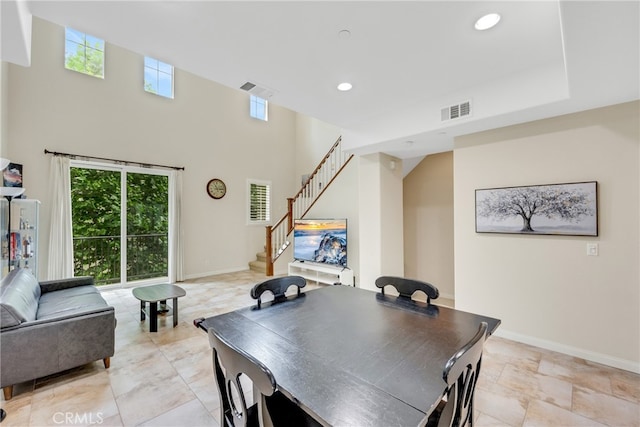 view of dining room