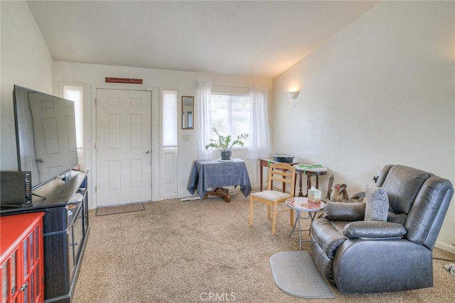51 Apache Cir, Oroville, CA 95966 - sitting room featuring carpet and vaulted ceiling