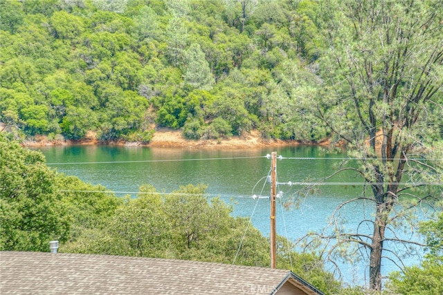 view of water feature