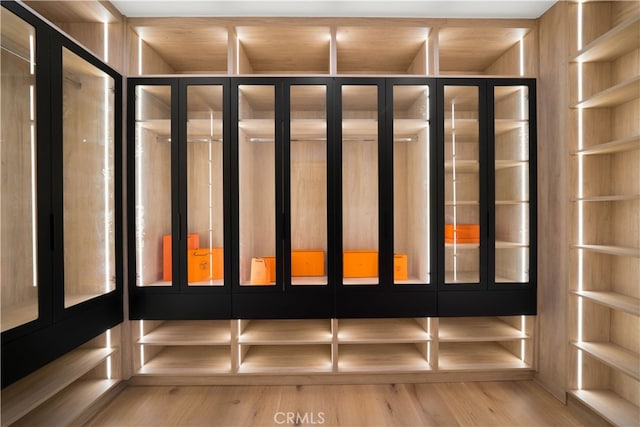 mudroom featuring hardwood / wood-style flooring