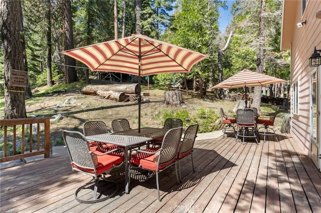 view of deck