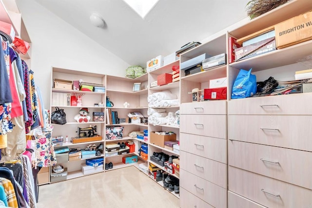 view of storage room