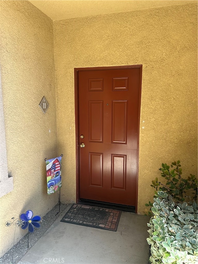 view of property entrance