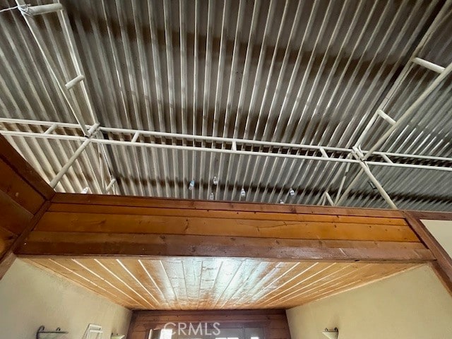 room details with wooden ceiling