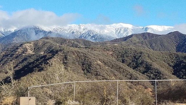 view of mountain feature