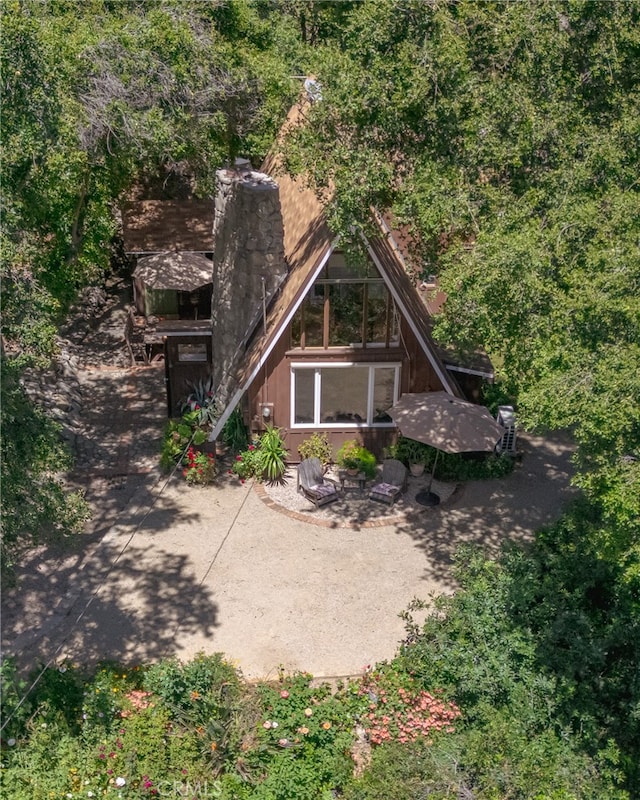 back of house featuring a patio