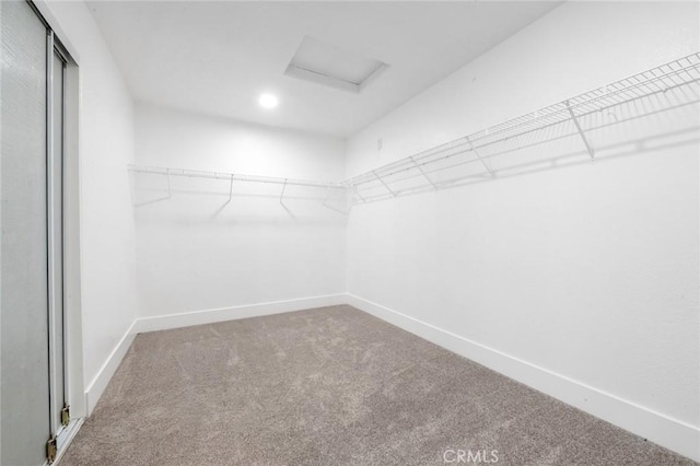 4806 W Concord Ave, Visalia, CA 93277 - spacious closet with attic access and carpet floors