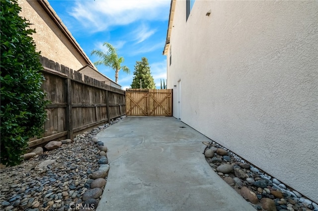 exterior space with a patio