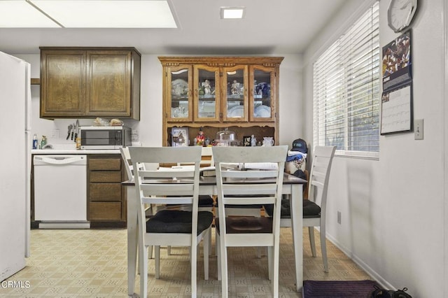 view of dining area