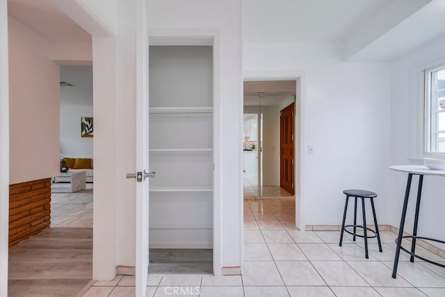 view of closet