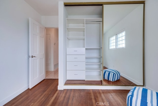 view of closet