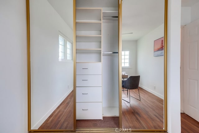 view of closet