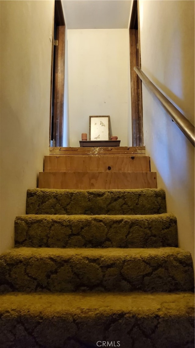 view of stairs