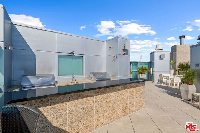 view of patio / terrace featuring area for grilling