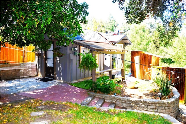 exterior space featuring a patio area