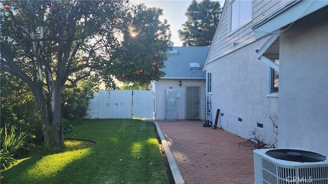 12100 Colima Rd, Whittier, CA 90604 - view of yard with a patio and cooling unit