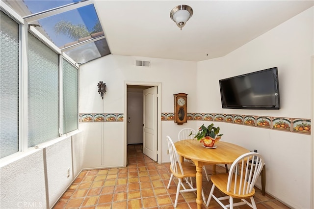 view of dining room