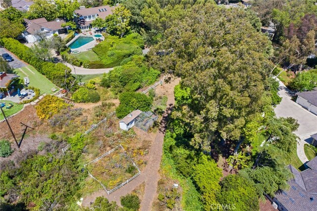 8 Quail Ridge Rd S, Rolling Hills, CA 90274 - aerial view of property and surrounding area with a pool area