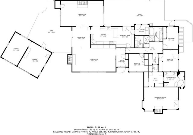 8 Quail Ridge Rd S, Rolling Hills, CA 90274 - home floor plan