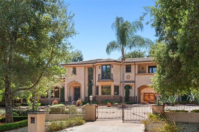 view of mediterranean / spanish house