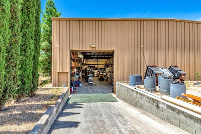 view of outbuilding