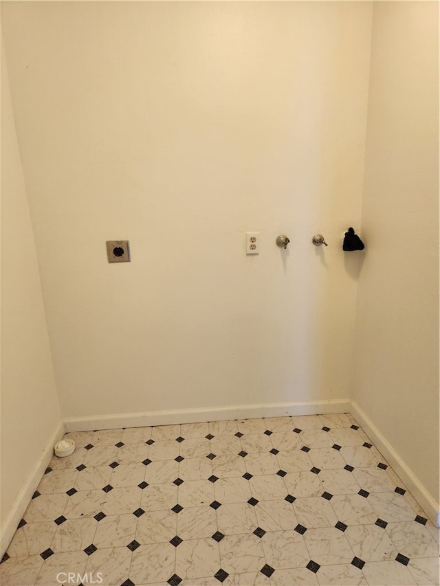 laundry room with hookup for an electric dryer