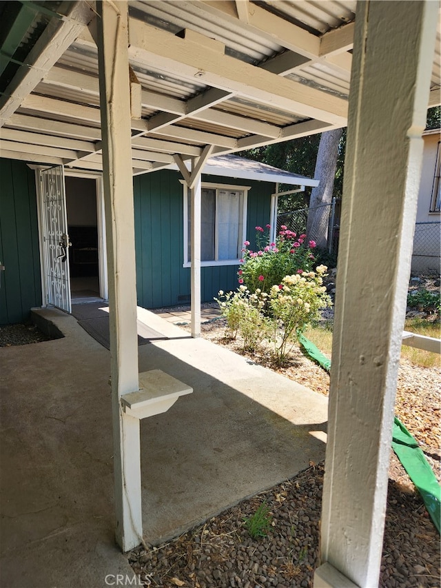 view of patio