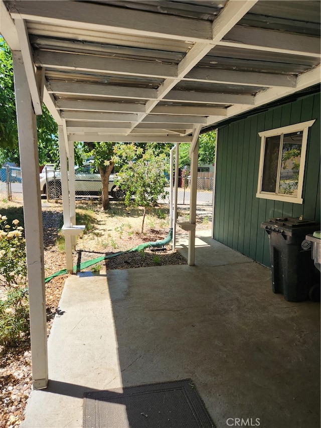 view of patio