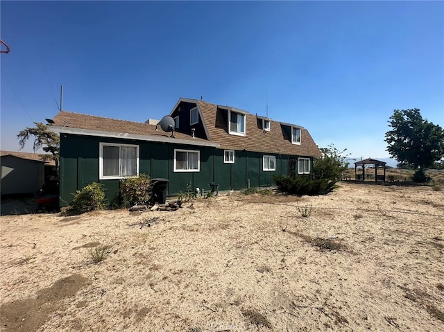 view of rear view of property