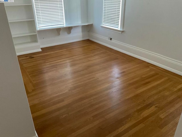 interior space featuring hardwood / wood-style floors