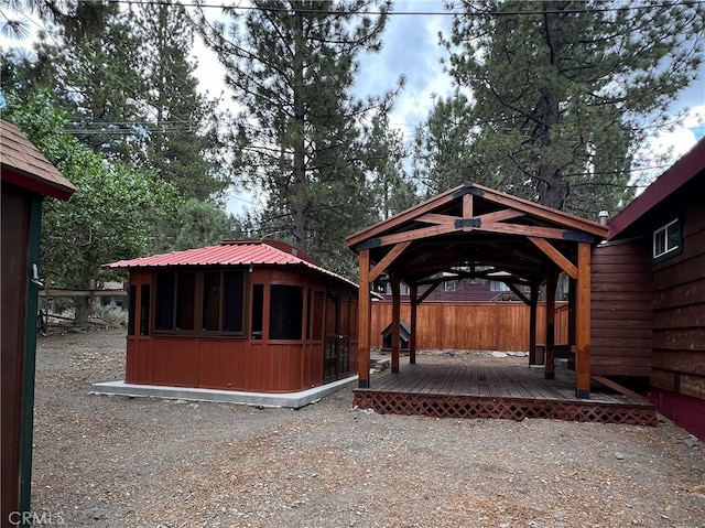 view of horse barn