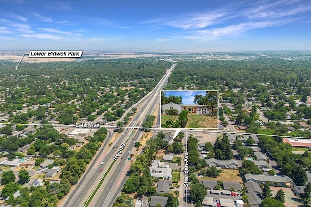 1116 Sheridan Ave, Chico, CA 95926 - drone / aerial view featuring a residential view