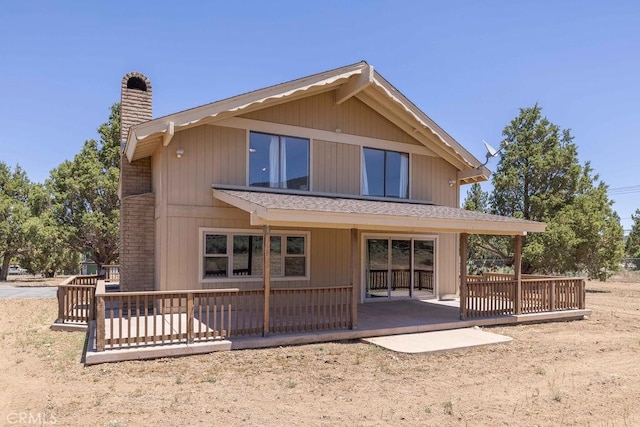 view of rear view of property