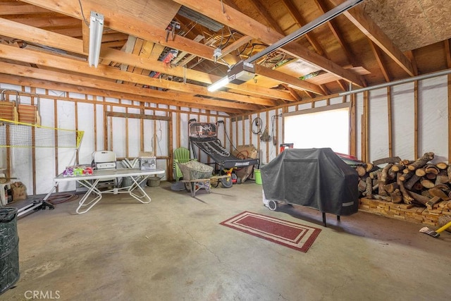 misc room featuring concrete flooring