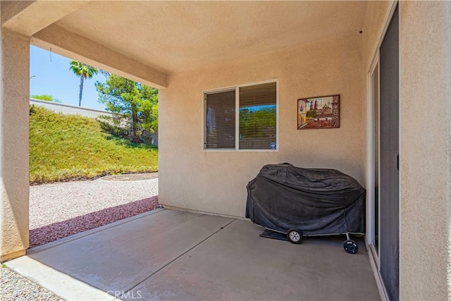 view of patio / terrace featuring area for grilling