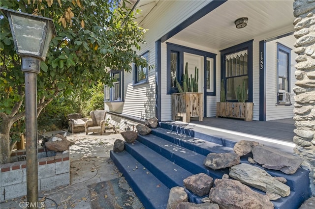 view of patio / terrace featuring covered porch