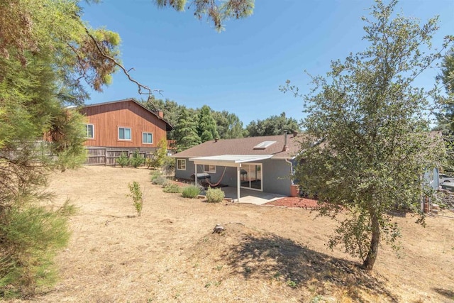 view of rear view of property