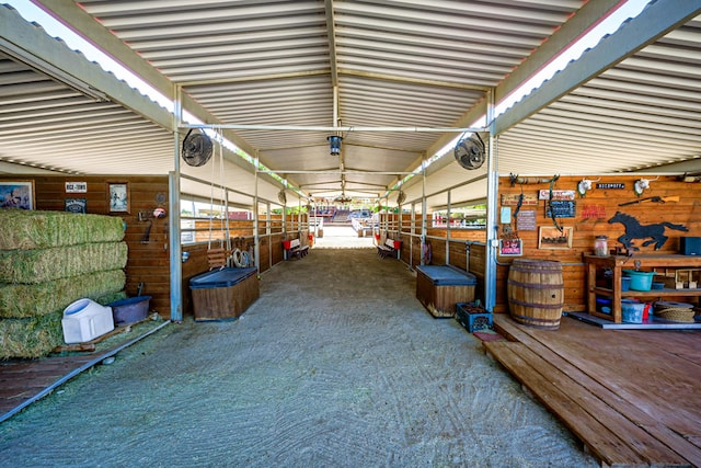 view of stable