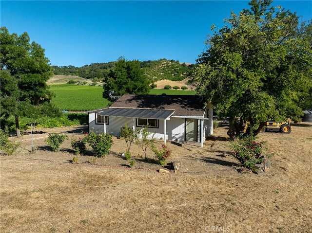 view of rear view of property
