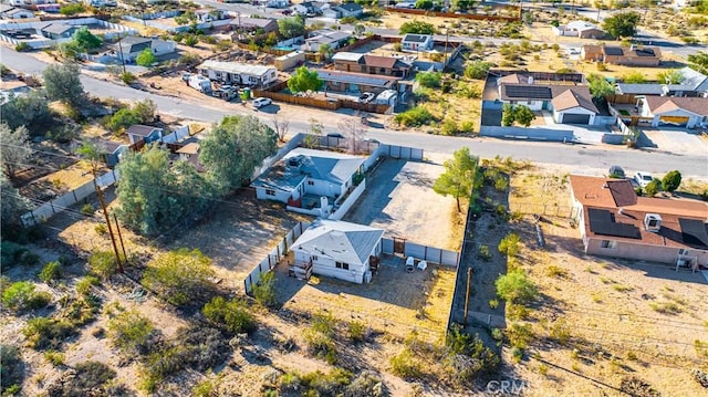 bird's eye view featuring a residential view