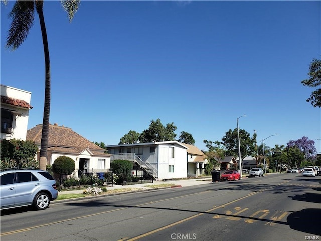 view of road