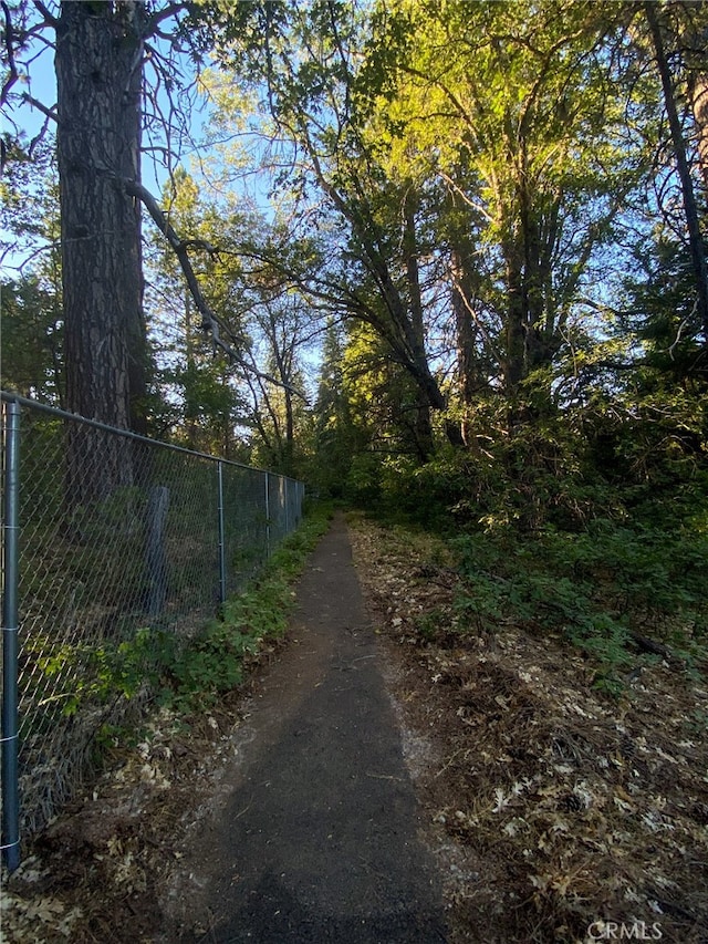 view of road