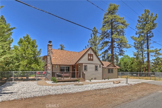 view of front of home