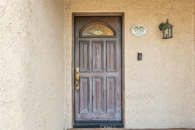 view of entrance to property