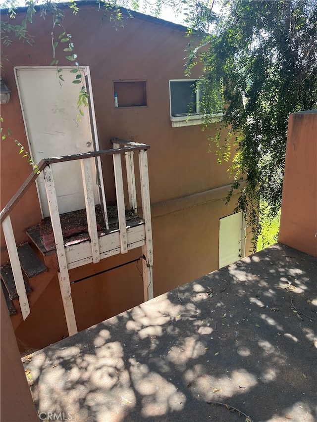 view of property exterior featuring stucco siding