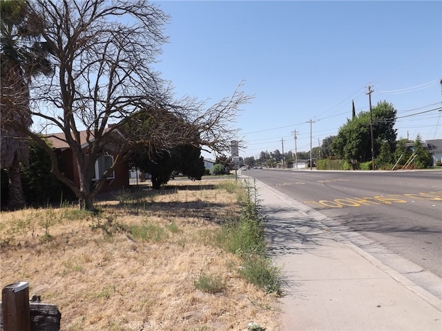 view of road