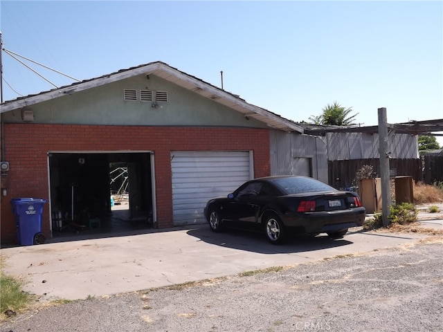 ranch-style house with a garage